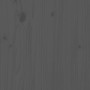 Estantes de pared 2 uds madera maciza de pino gris 80x11x9 cm