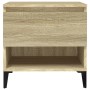 Mesa auxiliar madera contrachapada roble Sonoma 50x46x50 cm