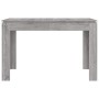 Mesa de comedor madera de ingeniería Sonoma gris 120x60x76 cm