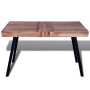 Mesita de madera de teca reciclada