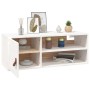 Armario de pared de madera maciza de pino blanco 80x30x30 cm