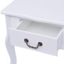 Mesitas de noche 2 unidades MDF blanca