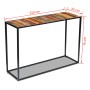 Mesa consola de madera maciza reciclada 110x35x76 cm