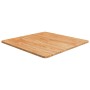 Tablero de mesa cuadrado madera roble marrón claro 60x60x1,5 cm