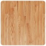 Tablero de mesa cuadrado madera roble marrón claro 60x60x1,5 cm