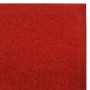 Alfombra de pasillo  roja 1 x 10 m muy densa muy densa 400 g/m²