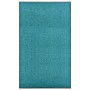 Felpudo lavable azul cian 90x150 cm