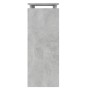 Mesa consola madera de ingeniería gris 80x30x80 cm