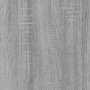 Armario de espejo baño contrachapada gris Sonoma 80x20,5x64 cm