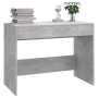 Escritorio de madera contrachapada gris hormigón 101x50x76,5 cm