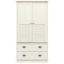 Armario VIGO madera maciza de pino blanco 90x55x176 cm