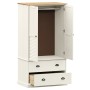 Armario VIGO madera maciza de pino blanco 90x55x176 cm