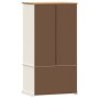 Armario VIGO madera maciza de pino blanco 90x55x176 cm