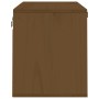 Armario de pared madera maciza de pino marrón miel 60x30x35 cm