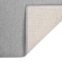 Alfombra de pasillo gris claro 50x200 cm