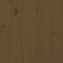 Mesa consola de madera maciza de pino marrón miel 76,5x40x75 cm