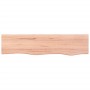 Estante de pared madera de roble tratada marrón claro 80x20x4cm