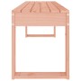 Banco de jardín madera maciza de abeto Douglas 110x38x45 cm