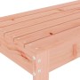 Banco de jardín madera maciza de abeto Douglas 110x38x45 cm