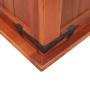 Baúl de almacenamiento de madera maciza de acacia 60x25x22 cm
