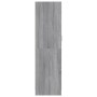 Armario de madera contrachapada gris Sonoma 82,5x51,5x180 cm