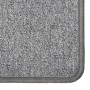 Alfombra de pasillo gris oscuro 50x250 cm