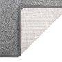Alfombra de pasillo gris oscuro 50x250 cm