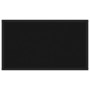 Mesa consola vidrio templado negro 60x35x75 cm