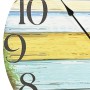 Reloj de pared de MDF multicolor 60 cm
