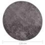 Alfombra lavable antideslizante gris φ120 cm