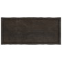 Tablero mesa madera tratada borde vivo marrón 120x50x(2-6) cm