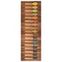 Alfombra de cocina lavable Spoons 60x300 cm