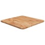 Tablero de mesa cuadrado madera roble marrón claro 40x40x1,5 cm