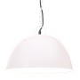 Lámpara colgante vintage 25 W blanca redonda 41 cm E27