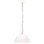 Lámpara colgante vintage 25 W blanca redonda 41 cm E27