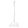 Lámpara colgante vintage 25 W blanca redonda 41 cm E27