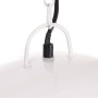 Lámpara colgante vintage 25 W blanca redonda 41 cm E27