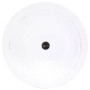Lámpara colgante vintage 25 W blanca redonda 41 cm E27