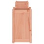 Banco con jardineras madera maciza de abeto Douglas 180x36x63cm