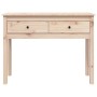 Mesa consola madera maciza de pino 100x35x75 cm