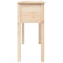 Mesa consola madera maciza de pino 100x35x75 cm