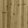 Banco jardín cesta gaviones madera pino impregnada 100x102x72cm