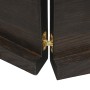 Tablero mesa madera tratada borde vivo marrón 200x60x(2-4) cm