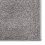 Alfombra de pelo corto gris 80x150 cm