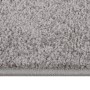 Alfombra de pelo corto gris 80x150 cm