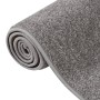 Alfombra de pelo corto gris 80x150 cm