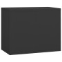 Armario archivador de acero antracita 90x46x72,5 cm