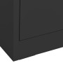 Armario archivador de acero antracita 90x46x72,5 cm