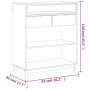 Mesa alta de bar FLAM madera maciza de pino 92x45x110 cm