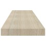 Estante flotante de pared MDF roble 90x23,5x3,8 cm
